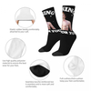  Ghostface Large Couple Sports Socks SpringSummer Basketball Socks Black and White Long Socks Men's Middle Socks Hip 