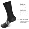  of Sports Socks Breathable Silicone Anti slip Dot Socks Football Socks Men's Mid calf Socks Basketball Yoga 