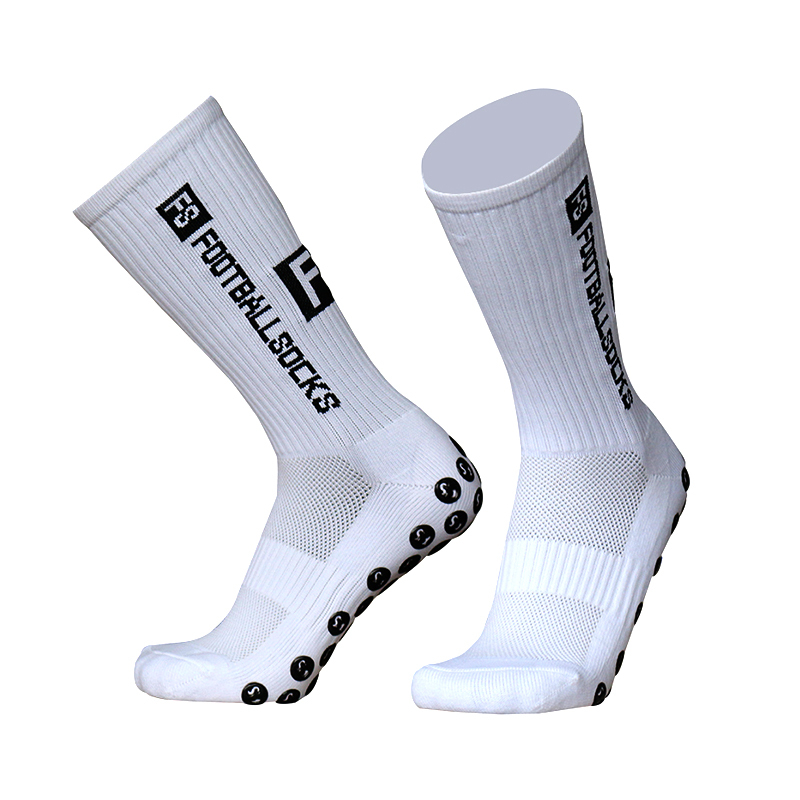 volume discounts Socks Round Knee High White Football Silicone Suction Cup Grip Anti Slip Soccer Socks Sports women Baseball 