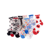 personalized tags Summer women Ultra thin Crew Socks Transparent Crystal Silk Dot Lip Striped Geometric Pattern Female Harajuku 