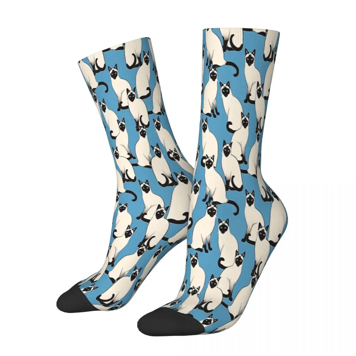 Trending Siamese Cats Looking At You Socks Male women Spring Stockings 