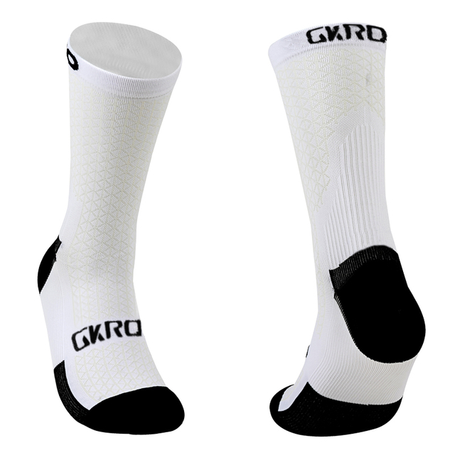  of men's compression socks, breathable basketball sports bike running towel socks, high elastic tube 
