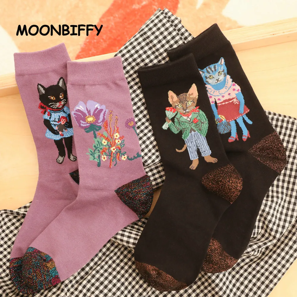 Packaging Customization Sports Socks For women In Autumn Winter Thickened Insulation Medium Tube Cotton Socks Outdoor Camping 
