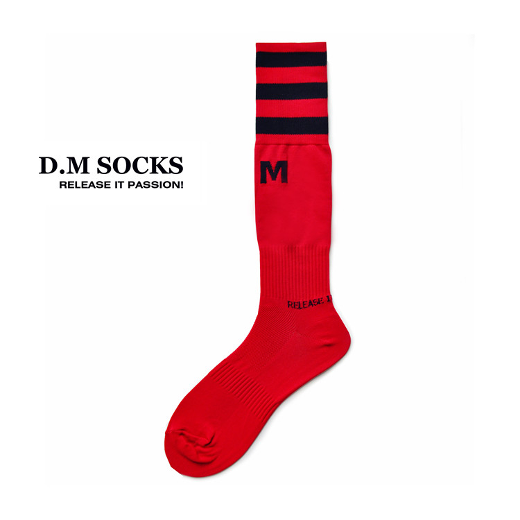  Men's Socks Three Bars Striped High Tube Socks Football Basketball Comfortable Running Sports 