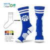 Wholesale Man Basketball Running Athletic Crew Men Custom Sport OEM Cotton Socks