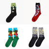Low Price Fashion Unisex Women Men Fashion Cotton Wholesale Polyester Crew Socks