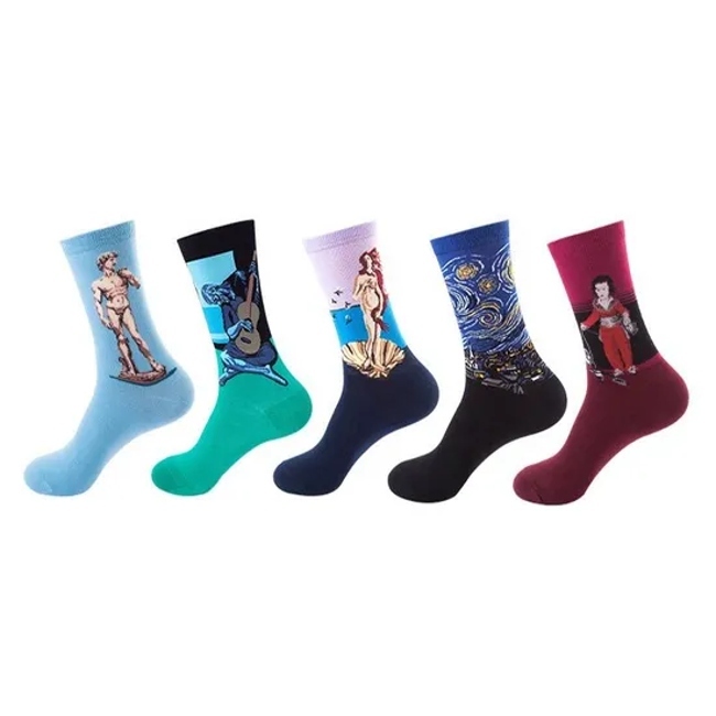Xianghui Wholesale Socks with Logo Design Packing Fashion Men Socks