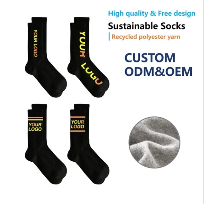 Cushion Design Logo Cotton Crew Athletic Men Sports Wholesale Women Unisex High Quality Custom Socks
