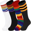 Men′s Cushioned Grip Soccer Socks, Anti Slip Pads Sports Athletic Crew Socks Football Baseball Basketball Socks