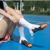 Black and White Cotton Crew Socks for Men with Half Terry OEM Crew Socks