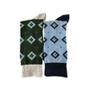 Antibacterial Soft Breathable High Elastic Cotton Modal Colorful Stripe Block DOT Stripe Men Ankle Crew Socks