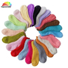 Customize and Wholesale All Colors of Indoor Sock Winter Cozy Fleece Sock Microfiber Sock in All Candy Colors
