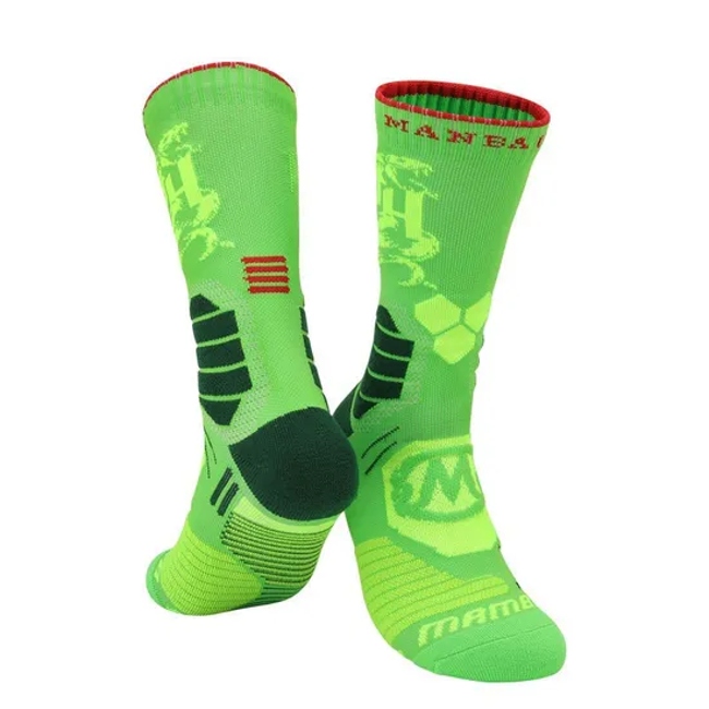 Custom Elite Athletic Sports Basketball Socks for Men Cotton Crew Socks for Autumn Season Made in China