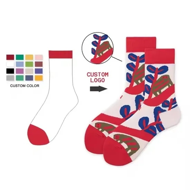 Custom Design High Quality Unisex Cotton Casual Sock Custom Sports Men Socks Crew Men Socks with Your Logo