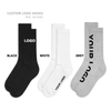 Men Women Custom Logo Cotton High Quality Crew Fashion Socks
