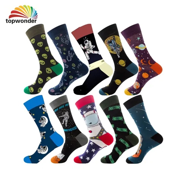 Wholesale and Customize All Designs of Fashion Sock Crew Sock Knee High Sock for Men Women and Kids