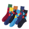 Wholesale Custom Soft Comfortable fashion Happy Designer Crew Bamboo Socks for Men