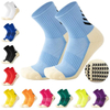 Men′s Anti-Slip Sports Socks, Arrowhead Football Socks, Sweat-Absorbing and Breathable, Towel Bottom Training Socks, Hot Rubber Football Socks