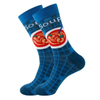 Wholesale OEM Custom Logo Print Designs Cartoon Unisex Women Men Bamboo Cotton Crazy Funny Color Crew Happy Sock