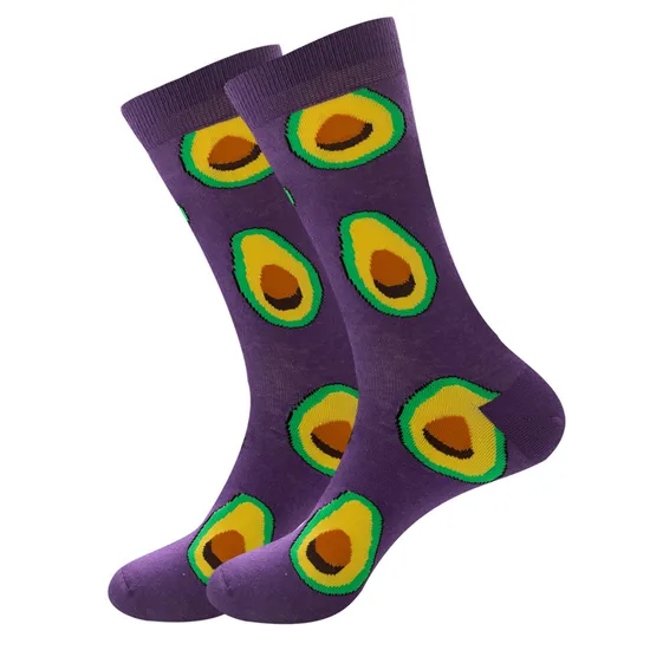 Stock Unisex Meias Men Funny Cotton Crew Happy Socken OEM Personalized Design Own Customized Sock Sox Custom Logo Men Socks