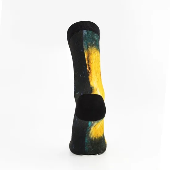 Wholesale Crew Cotton Men Women Customized Light Printed Socks