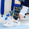 Fancy Colorful Geometric Graphic Socks Unisex Funny Cotton Crew Socks for Men