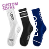 High Quality Wholesale Cheap Factory Price Chaussette Business Men Crew Custom Logo 100% Cotton Colorful Sock Solid Breathable Sports Socks