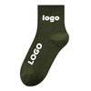 High Quality Summer Thin Cotton Breathable Sweat-Absorbent China White Mesh Piles Crew Socks for Women and Men