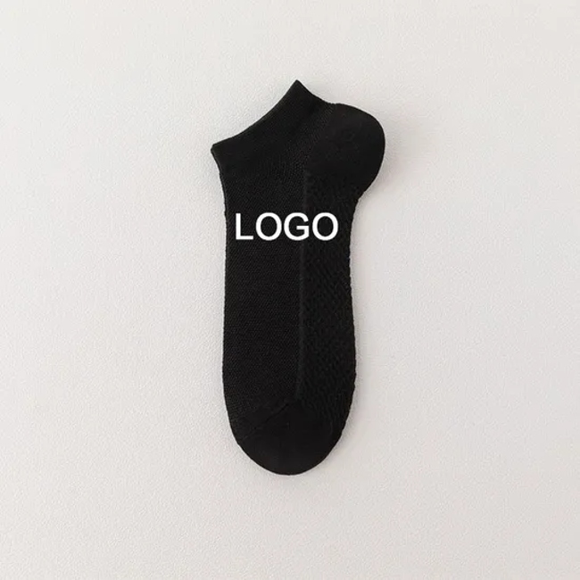 Wholesale High Quality Men and Women Summer Thin Breathable Absorb Sweat Crew Socks 200n Combed Cotton Knitting Running Ankle Socks