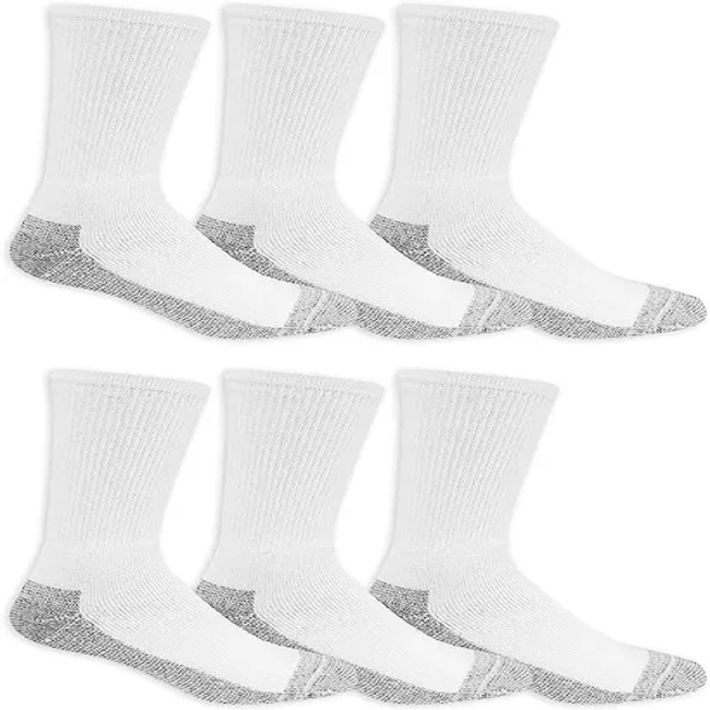 Men′s Big and Tall Heavy Duty Reinforced Cushion Full Crew Socks