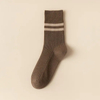 High Quality Male Unisex Black White Grey Wool Hemp Bamboo Fibre Custom Design Boot Pride Man Business Dress Work MID Crew Socks