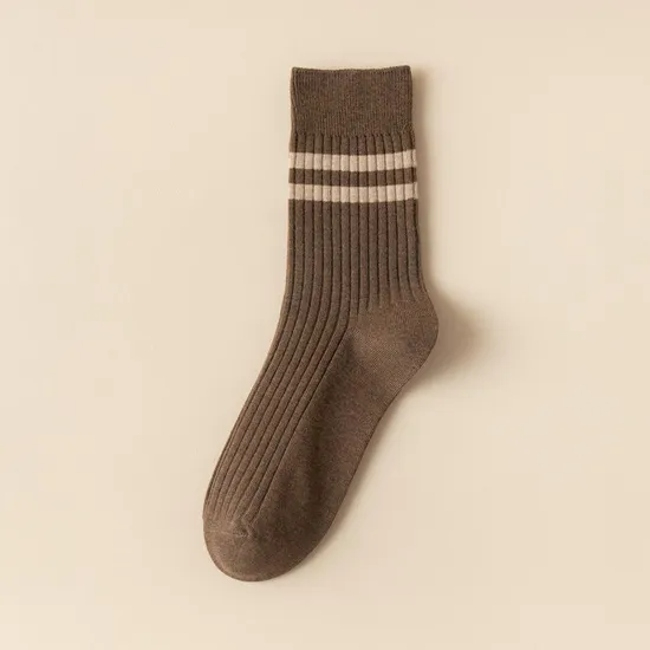 High Quality Male Unisex Black White Grey Wool Hemp Bamboo Fibre Custom Design Boot Pride Man Business Dress Work MID Crew Socks