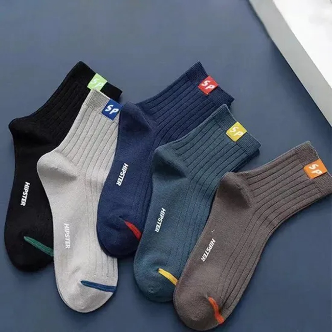 Affordable Breathable Crew Socks for Men - Spring Collection