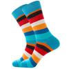 Make Your Own Custom Logo 100% Cotton Chaussette Business Men Crew Happy Funny Crazied Colorful Socks for Men