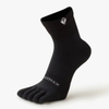 Custom Wholesale Men′s Black Mini Crew Coolmax Five Finger Injinjii Toe Socks