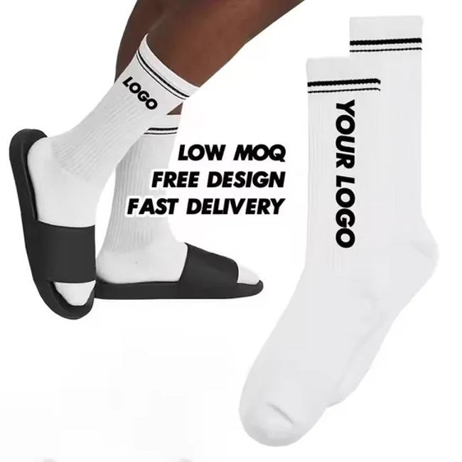Custom Men Cotton Socks Stocking Calcetines Happy Funny Crew Socks