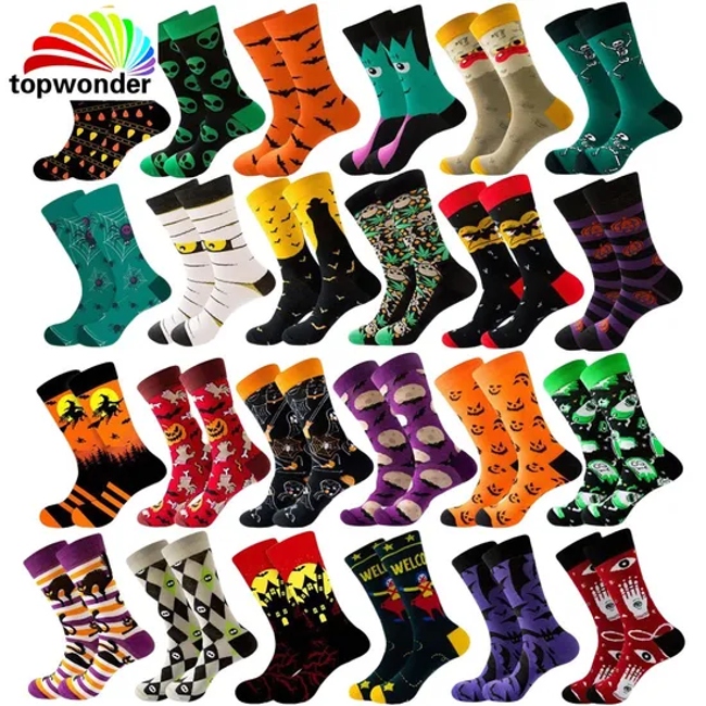 Customize All Sorts of Colorful Sock Fashion Sock Crew Sock Halloween Sock in Many Colors, Sizes and Material for All Ages