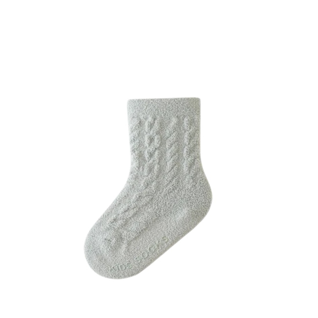 Factory Customization Baby Winter Thick Warm Socks Baby Fleece Crew Socks Anti Slip Bottom Toddler Socks for Baby
