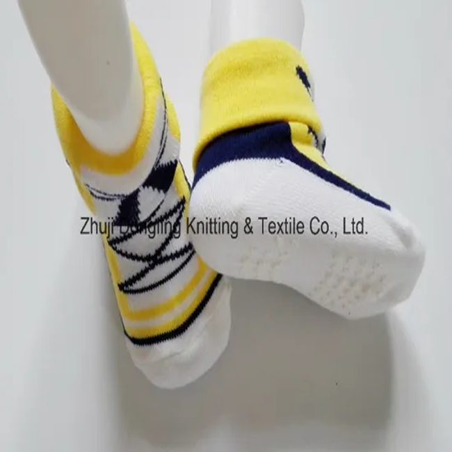 % Cotton and Slipper Childrden Baby Socks