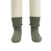Children Baby Kids Wholesale Custom Cotton Fold Ruffle Crew Socks