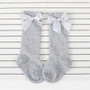 Newborn Cozy Ribbed Girl Baby Socks with Bows