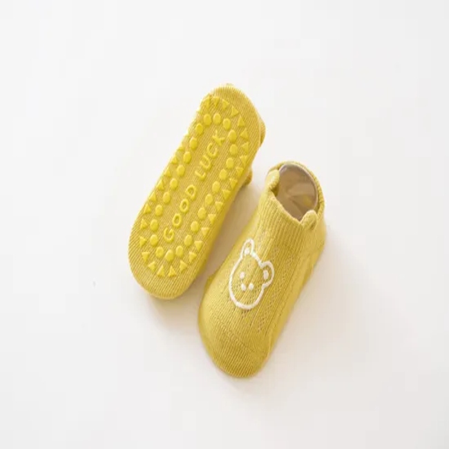 D Ear Cute Baby Socks Anti Slip Walk Learning Socks