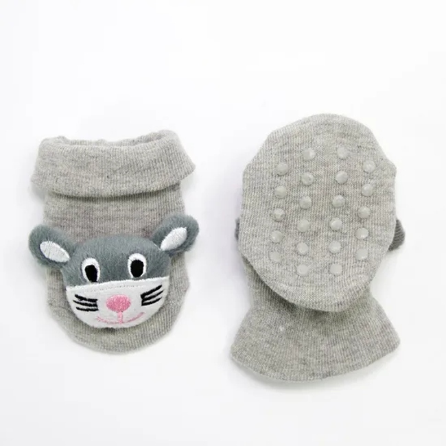 Unisex Wholesale Baby Newborn Nonslip Grip Animal Socks