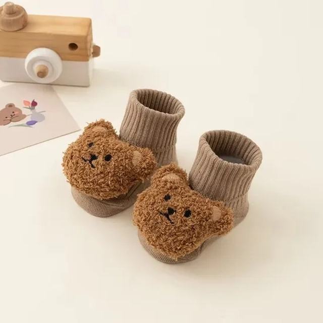 Cute Thickened Cotton Baby Floor Socks Shoes Anti Slip Baby Socks