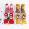 Animal Tiger Baby Shoes Soft Non Slip Kids Floor Cotton Comfortable Socks with Rubber Soft Sole