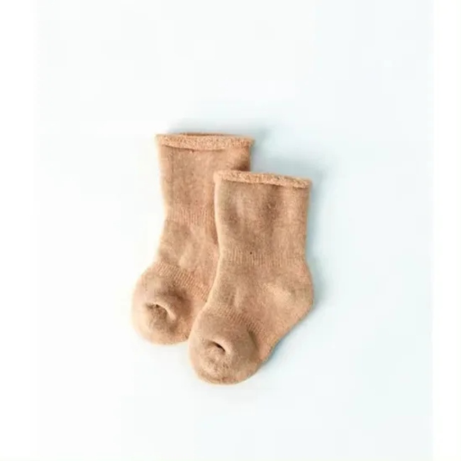 Custom Thick Warm Knitted Baby Organic Skin Friendly Socks