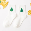  Pairs of Christmas Children′ S Cartoon Cute Korean Version of The Baby Santa Claus Medium Tube Cotton Socks