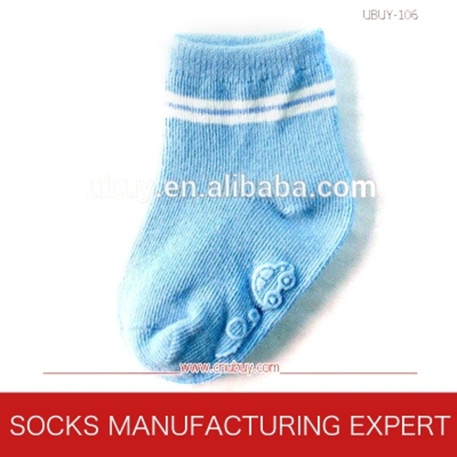 Baby′s Comb Cotton Anti Slip Silicon Coated Socks