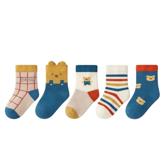 Anti Bacterial Breathable Skin Friendly Babies Fashion Lovely Cute Cotton Ankle Crew Soft Little Sock