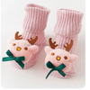 New Cotton Cute D Cartoon Animal Custom Organic Knitted Baby Sock Shoes